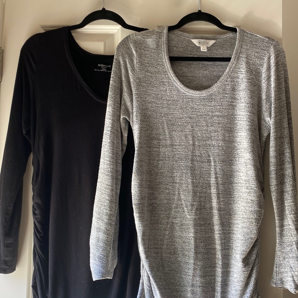 Bundle of 2 Maternity long sleeve shirts in excellent condition!